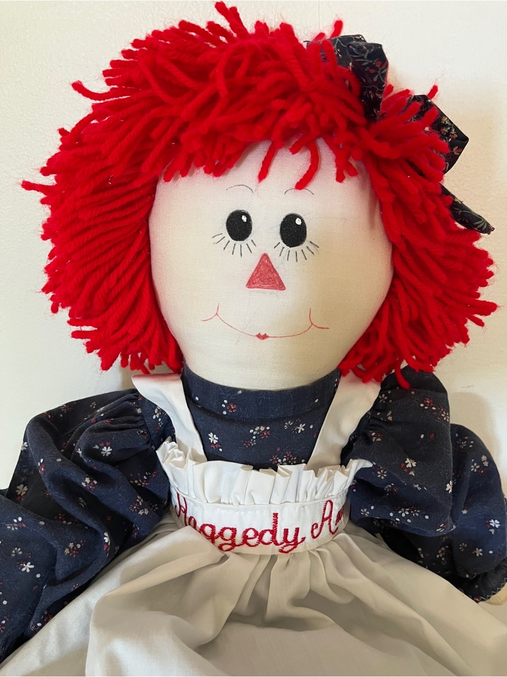 Raggedy Ann doll 24” tall